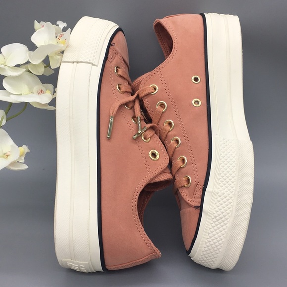 Converse CTAS LIFT OX pink blush/blue/egret - Picture 4 of 8